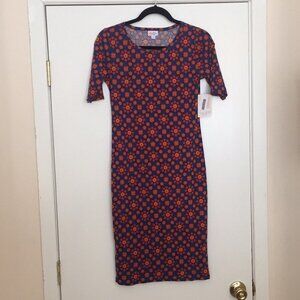 XS LuLaRoe Julia Dress‎ D01 552